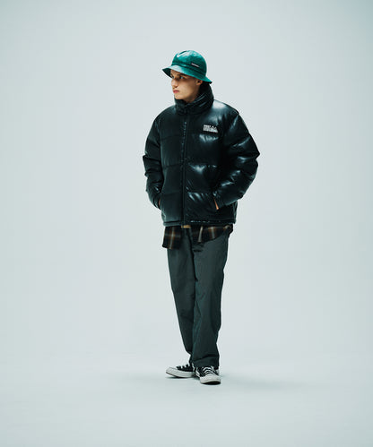 バブルダウンジャケット カラーレザー | BUBBLE DOWN JKT COLOR LEATHER