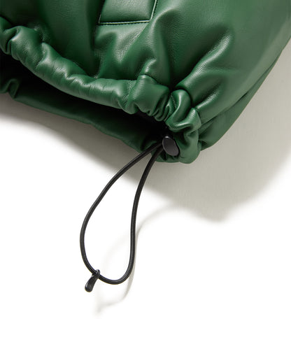 【予約】バブルダウンジャケット カラーレザー | BUBBLE DOWN JKT COLOR LEATHER
