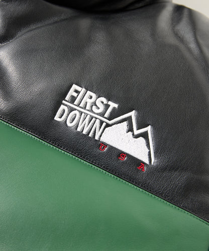 【予約】バブルダウンジャケット カラーレザー | BUBBLE DOWN JKT COLOR LEATHER