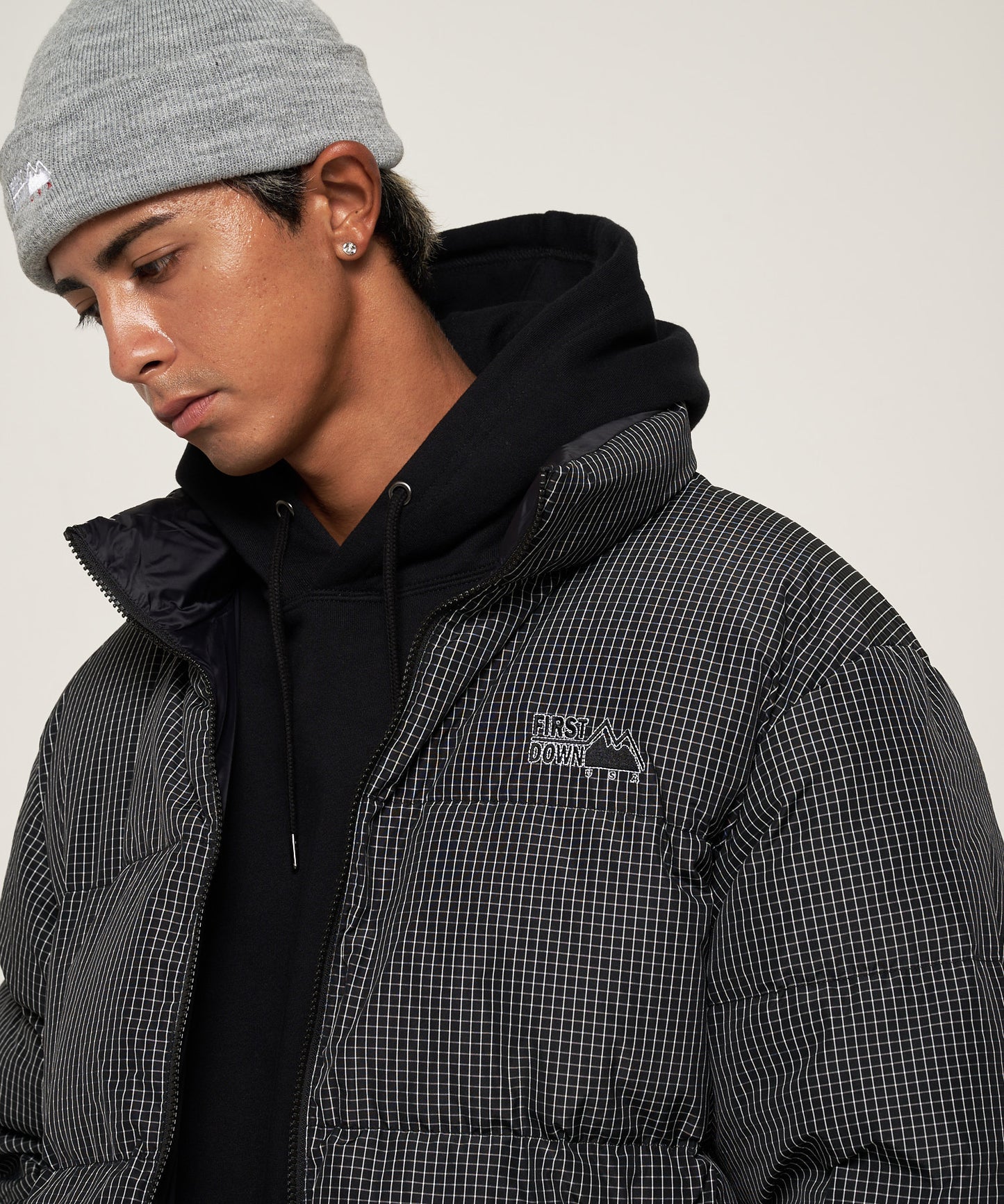 【予約】バブルダウンジャケット グラフチェック | BUBBLE DOWN JKT GRAPH CHECK