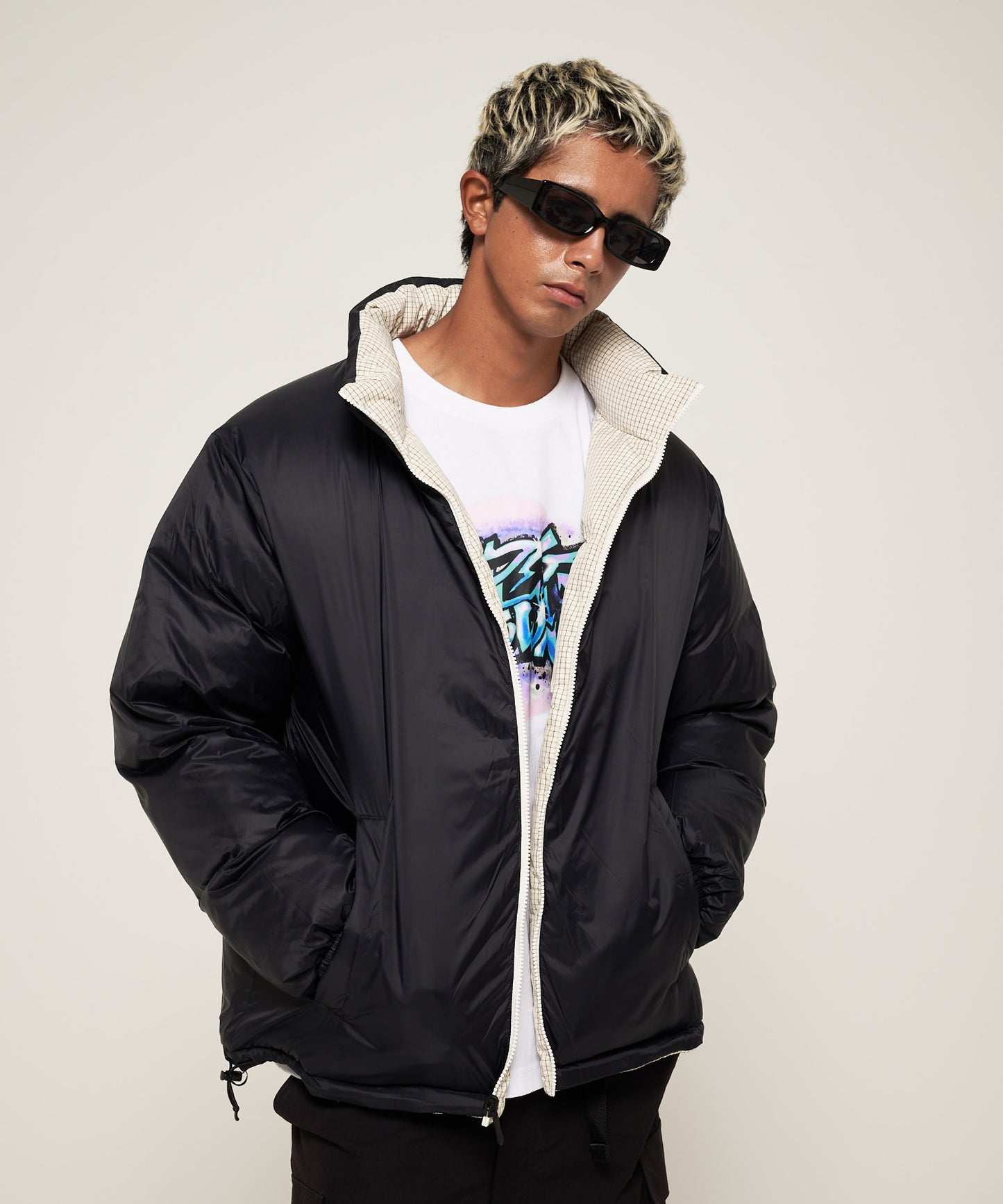 【予約】バブルダウンジャケット グラフチェック | BUBBLE DOWN JKT GRAPH CHECK