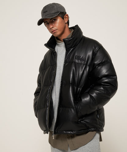 【ノベルティ対象】バブルダウンジャケット カラーレザー | Kinetics × FIRST DOWN BUBBLE DOWN JKT COLOR LETHER