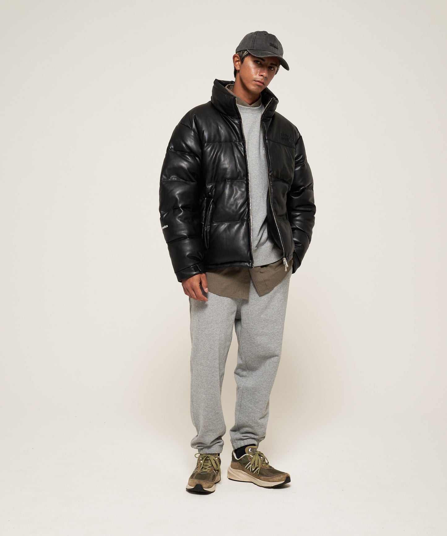 【ノベルティ対象】バブルダウンジャケット カラーレザー | Kinetics × FIRST DOWN BUBBLE DOWN JKT COLOR LETHER