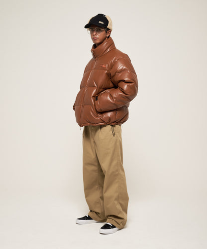 【ノベルティ対象】バブルダウンジャケット カラーレザー | Kinetics × FIRST DOWN BUBBLE DOWN JKT COLOR LETHER