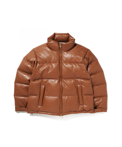 【ノベルティ対象】バブルダウンジャケット カラーレザー | Kinetics × FIRST DOWN BUBBLE DOWN JKT COLOR LETHER