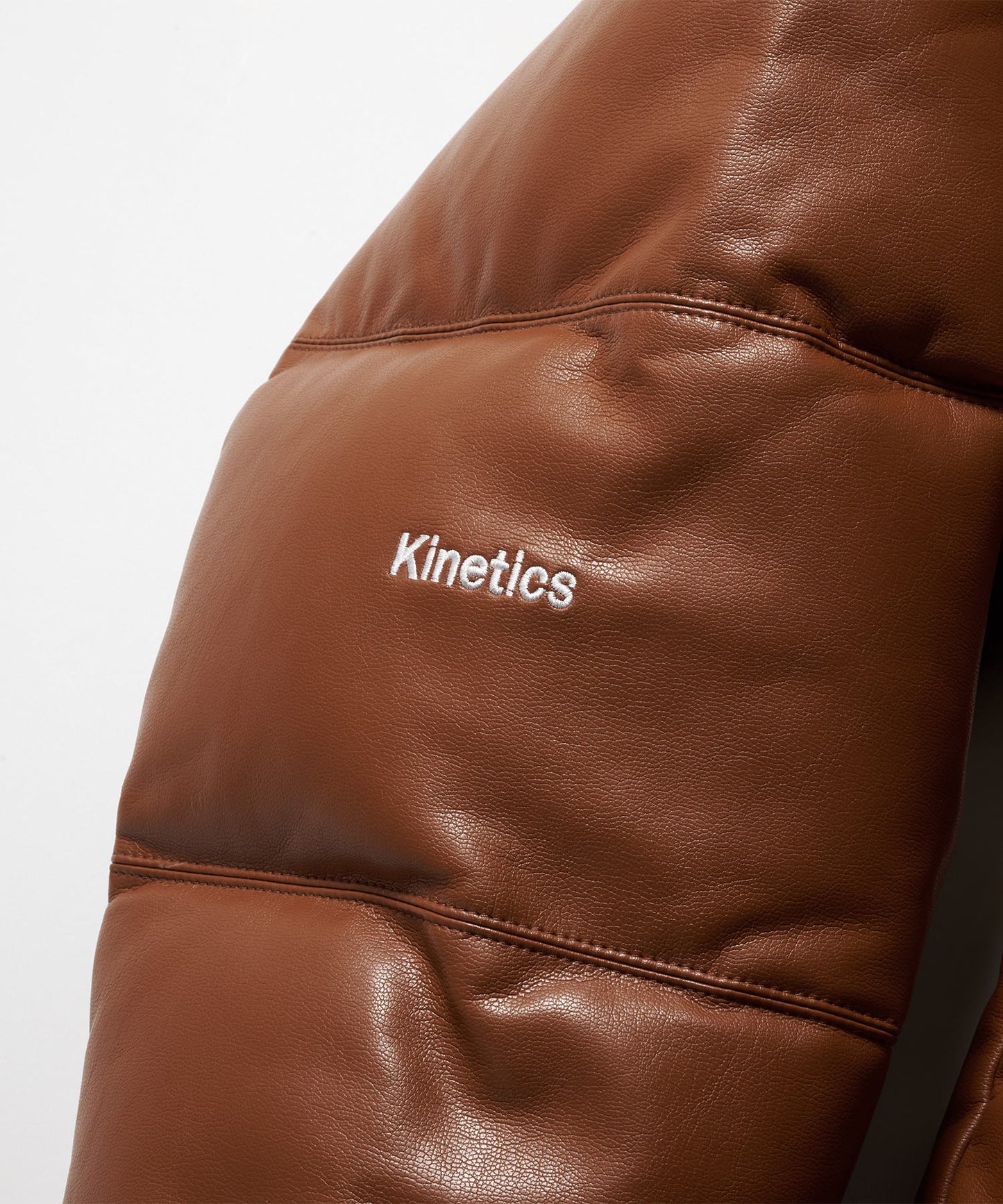 【ノベルティ対象】バブルダウンジャケット カラーレザー | Kinetics × FIRST DOWN BUBBLE DOWN JKT COLOR LETHER