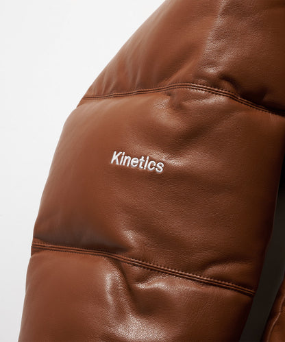 【ノベルティ対象】バブルダウンジャケット カラーレザー | Kinetics × FIRST DOWN BUBBLE DOWN JKT COLOR LETHER