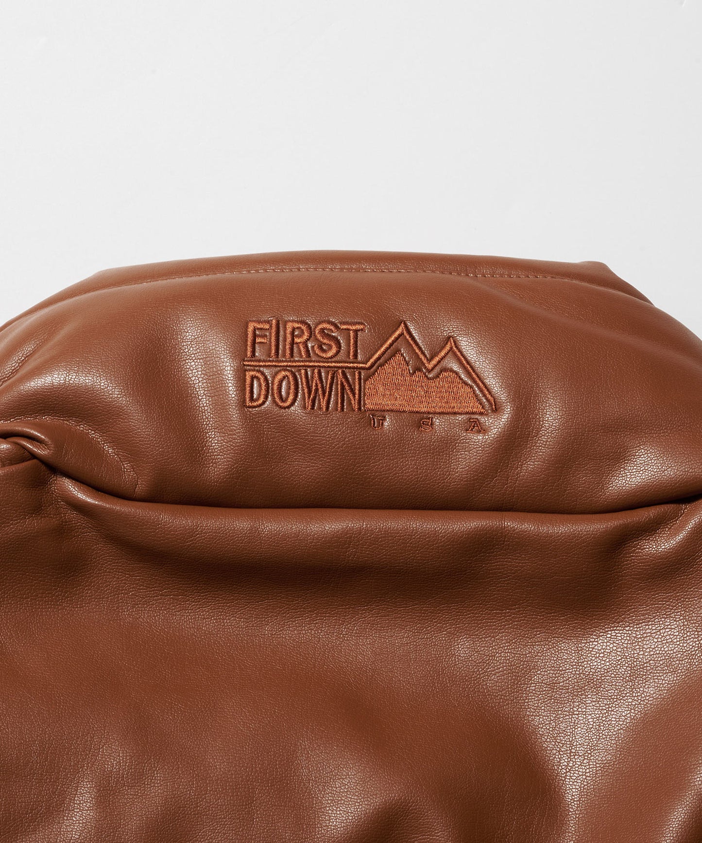 【ノベルティ対象】バブルダウンジャケット カラーレザー | Kinetics × FIRST DOWN BUBBLE DOWN JKT COLOR LETHER