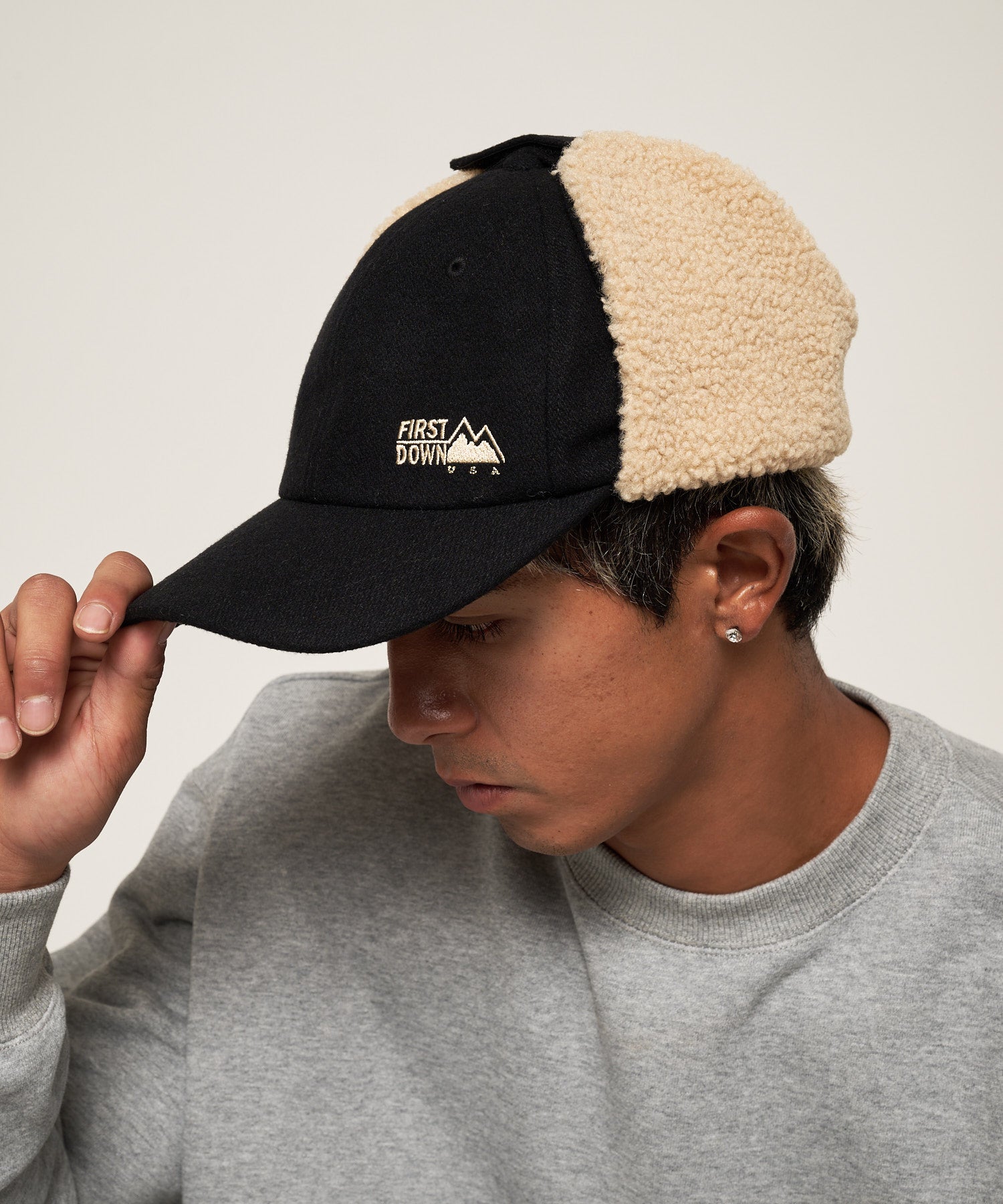 メルトン フライトキャップ | MELTON FLIGHT CAP – FIRST DOWN USA