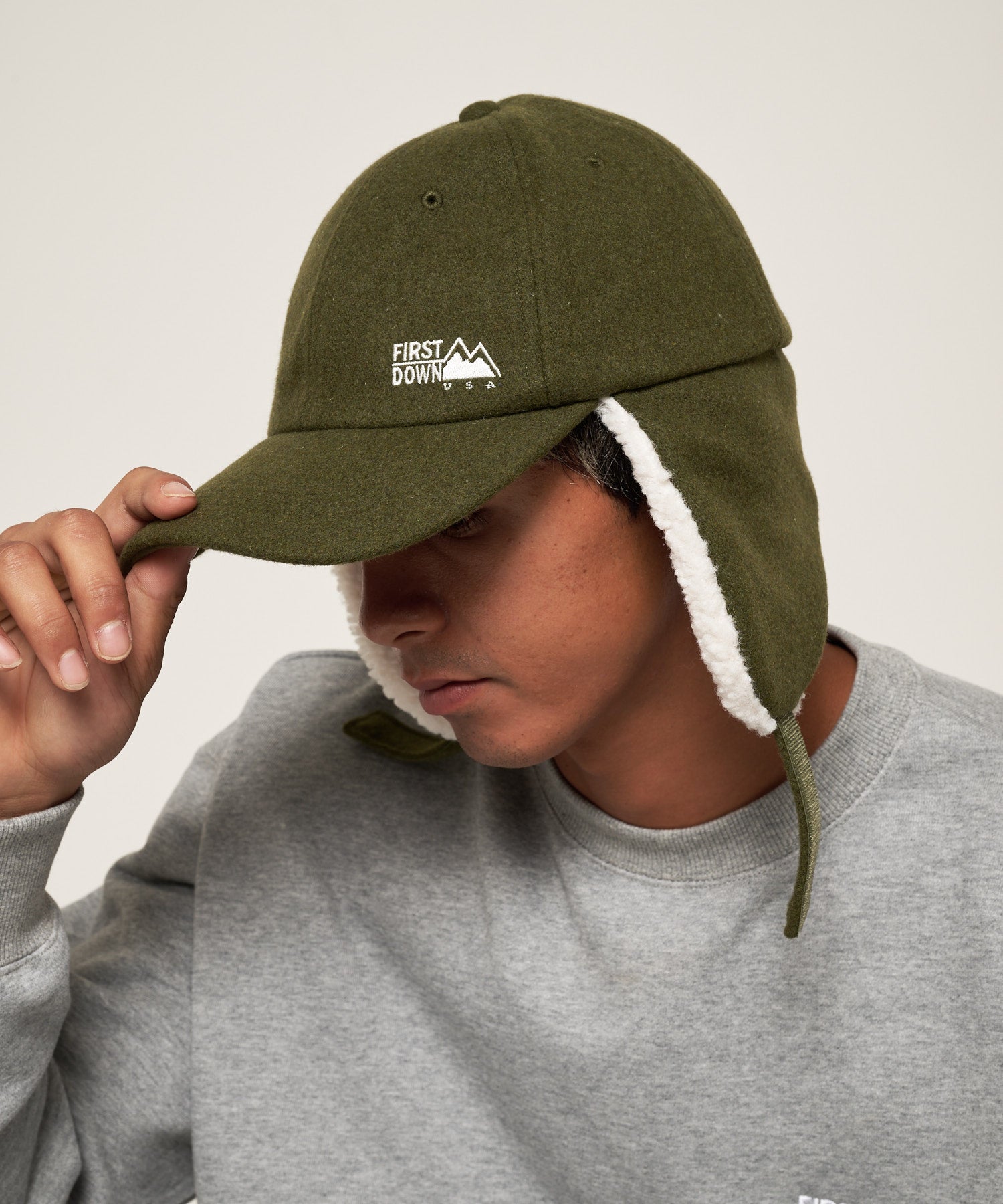 メルトン フライトキャップ | MELTON FLIGHT CAP – FIRST DOWN USA