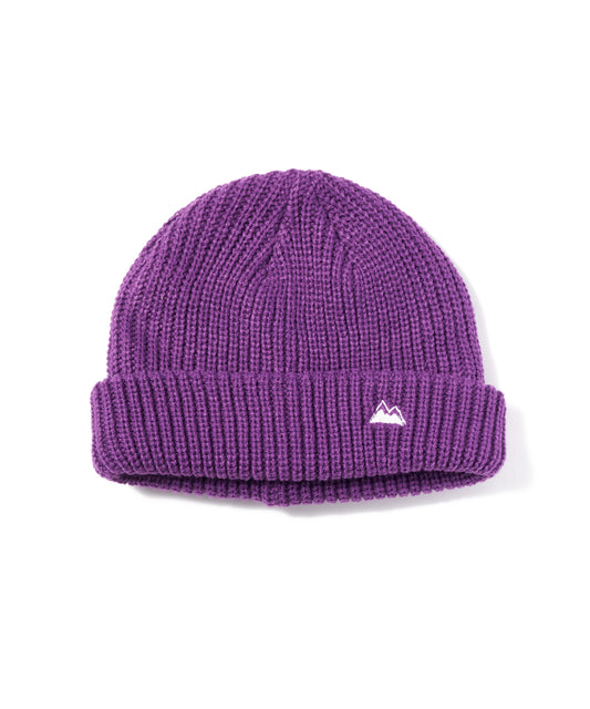 リブロール ニットワッチキャップ | RIB ROLL KNIT WATCH 80PURPLE