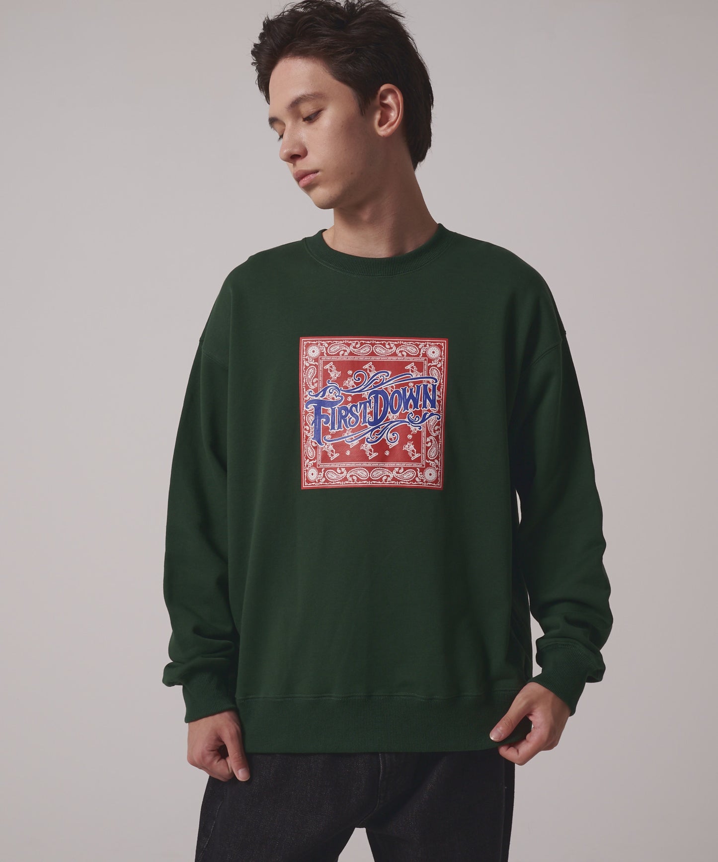 プリント クルー スウェット | PRINT CREW SWEAT