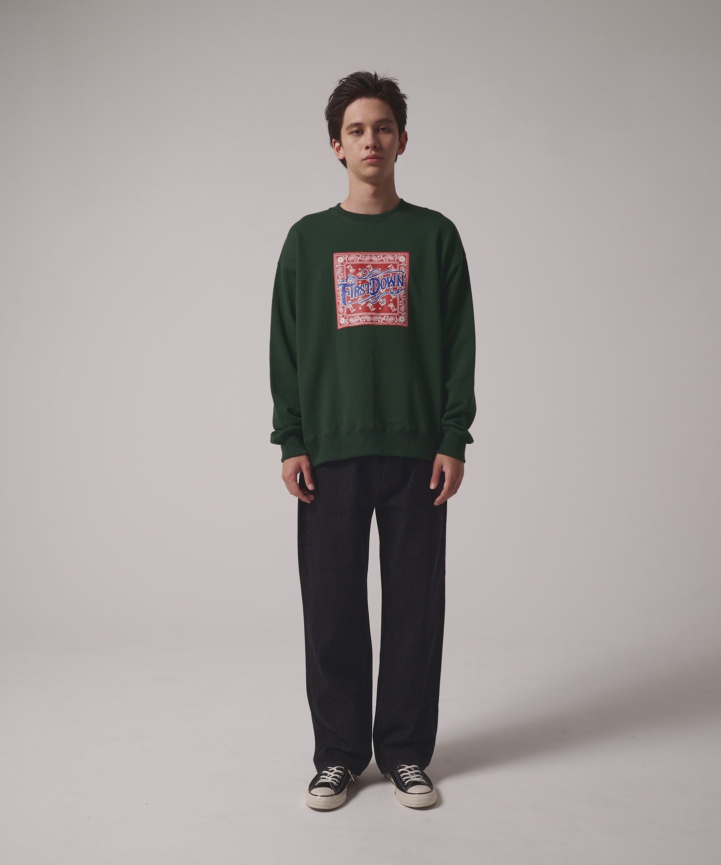 プリント クルー スウェット | PRINT CREW SWEAT