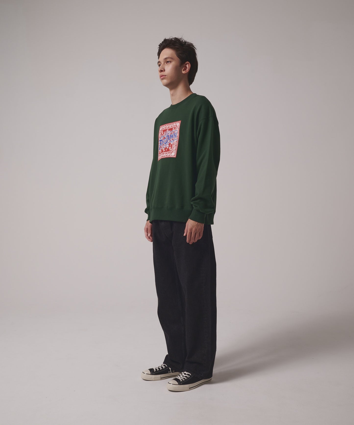プリント クルー スウェット | PRINT CREW SWEAT