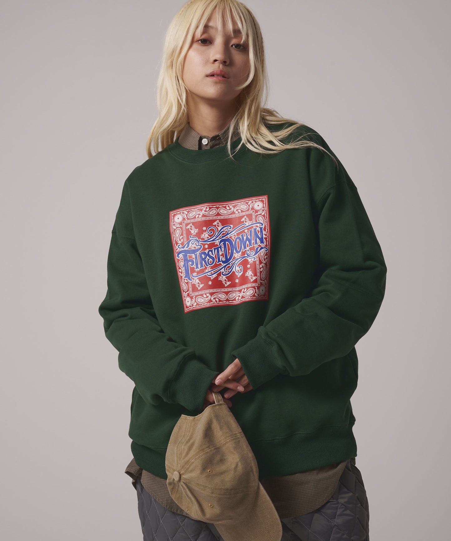 プリント クルー スウェット | PRINT CREW SWEAT
