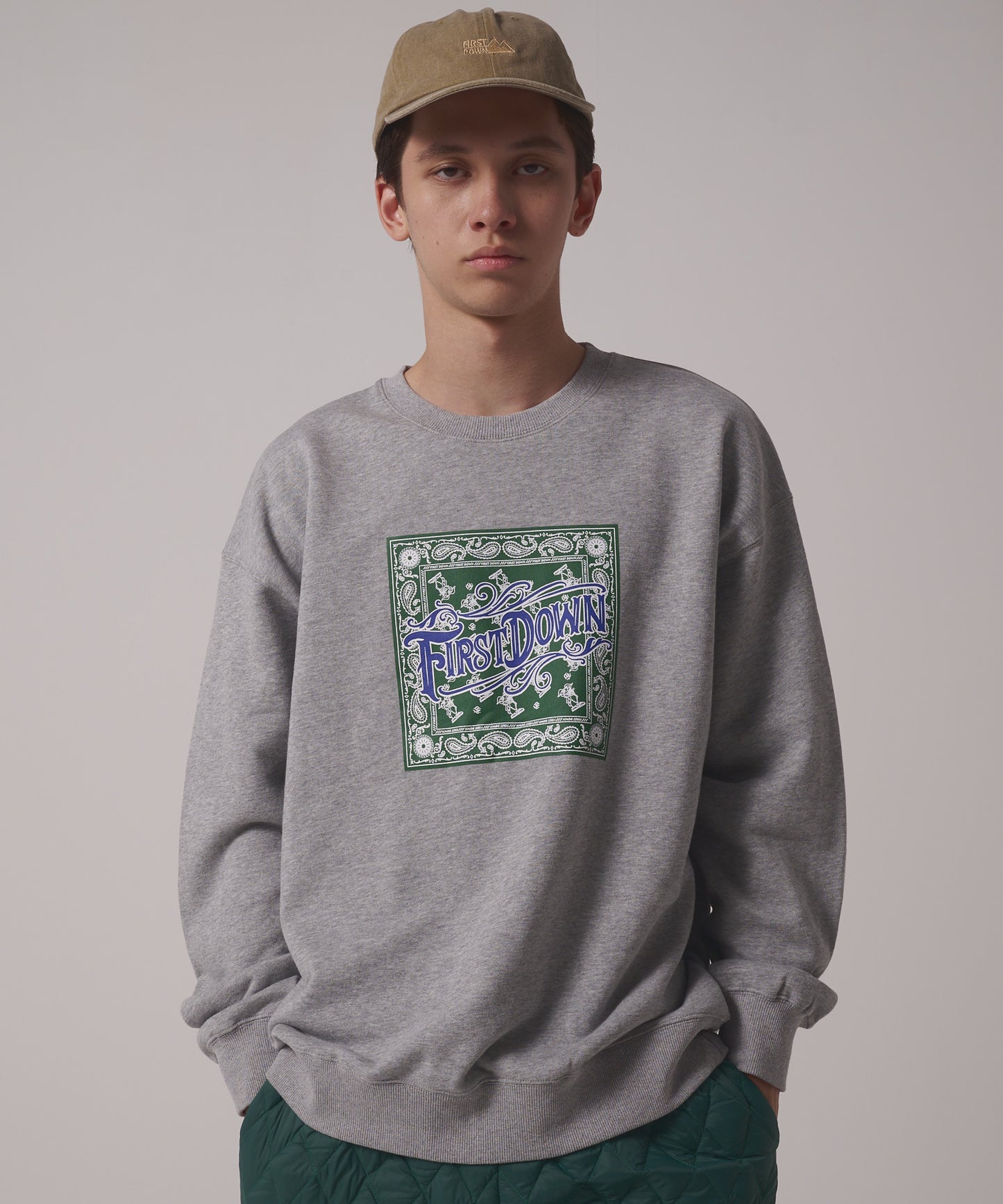 プリント クルー スウェット | PRINT CREW SWEAT