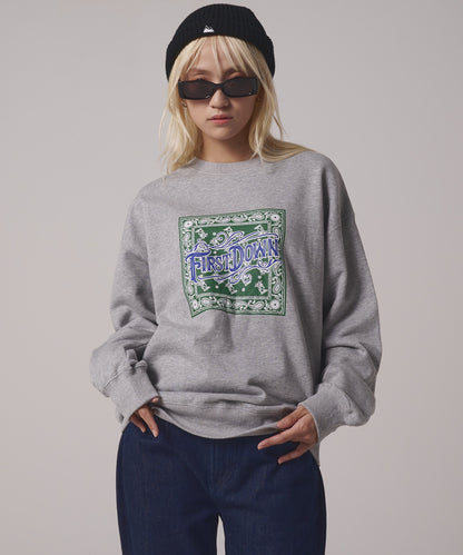 プリント クルー スウェット | PRINT CREW SWEAT