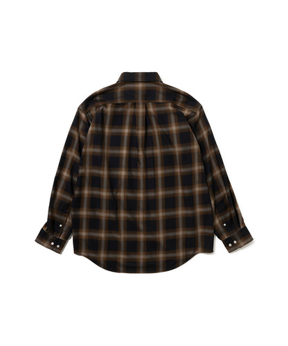 オンブレチェック ロングスリーブシャツ | OMBRE CHECK L/S SHIRT